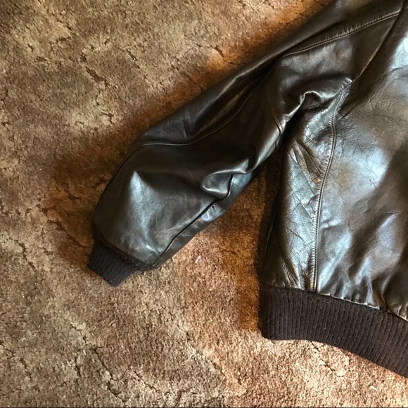 🇺🇸ALS🇺🇸 EUC Black Leather Jacket Size 48R - Picture 10 of 14